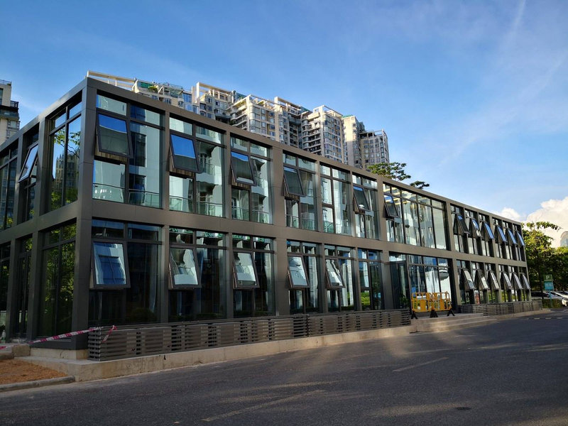 Prefabricated modular classroom building for school projects